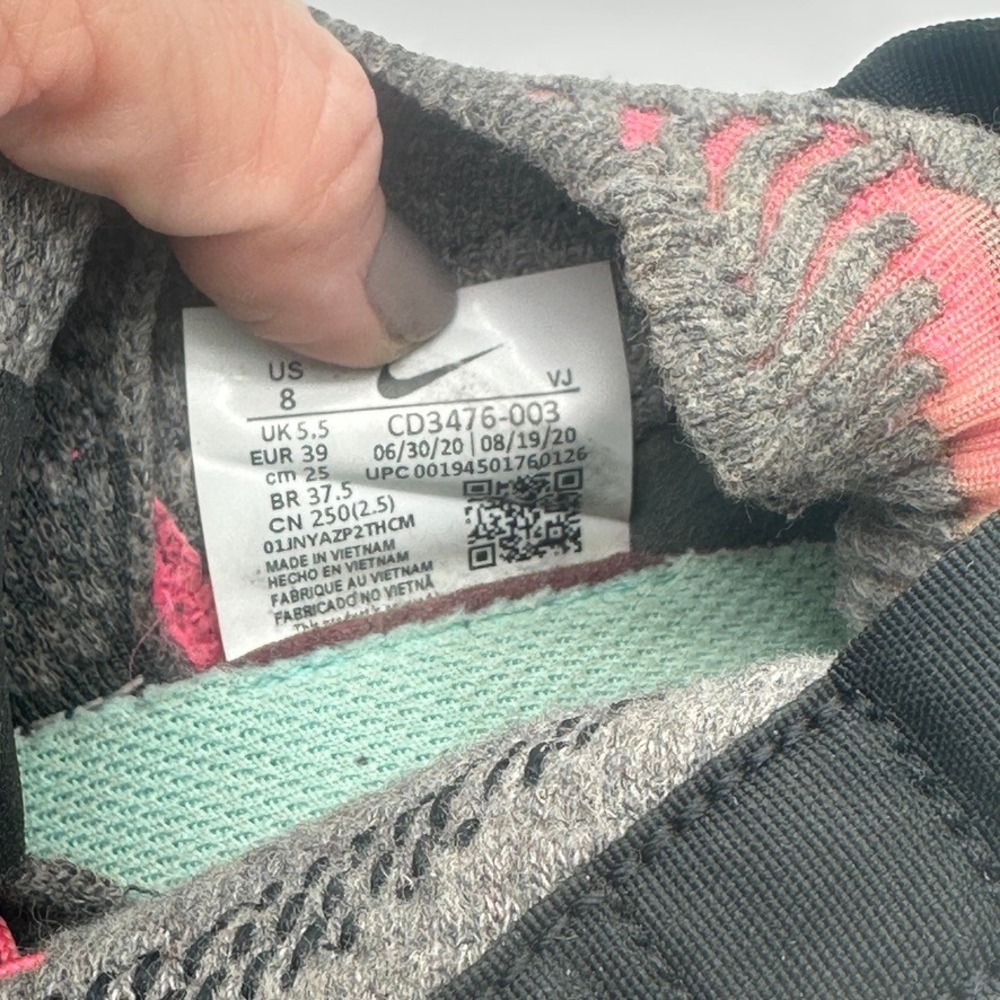 Nike Space Hippie 04 Sustainable Running Sneakers Gray‎ Pink Women's 8 - Picture 9 of 16